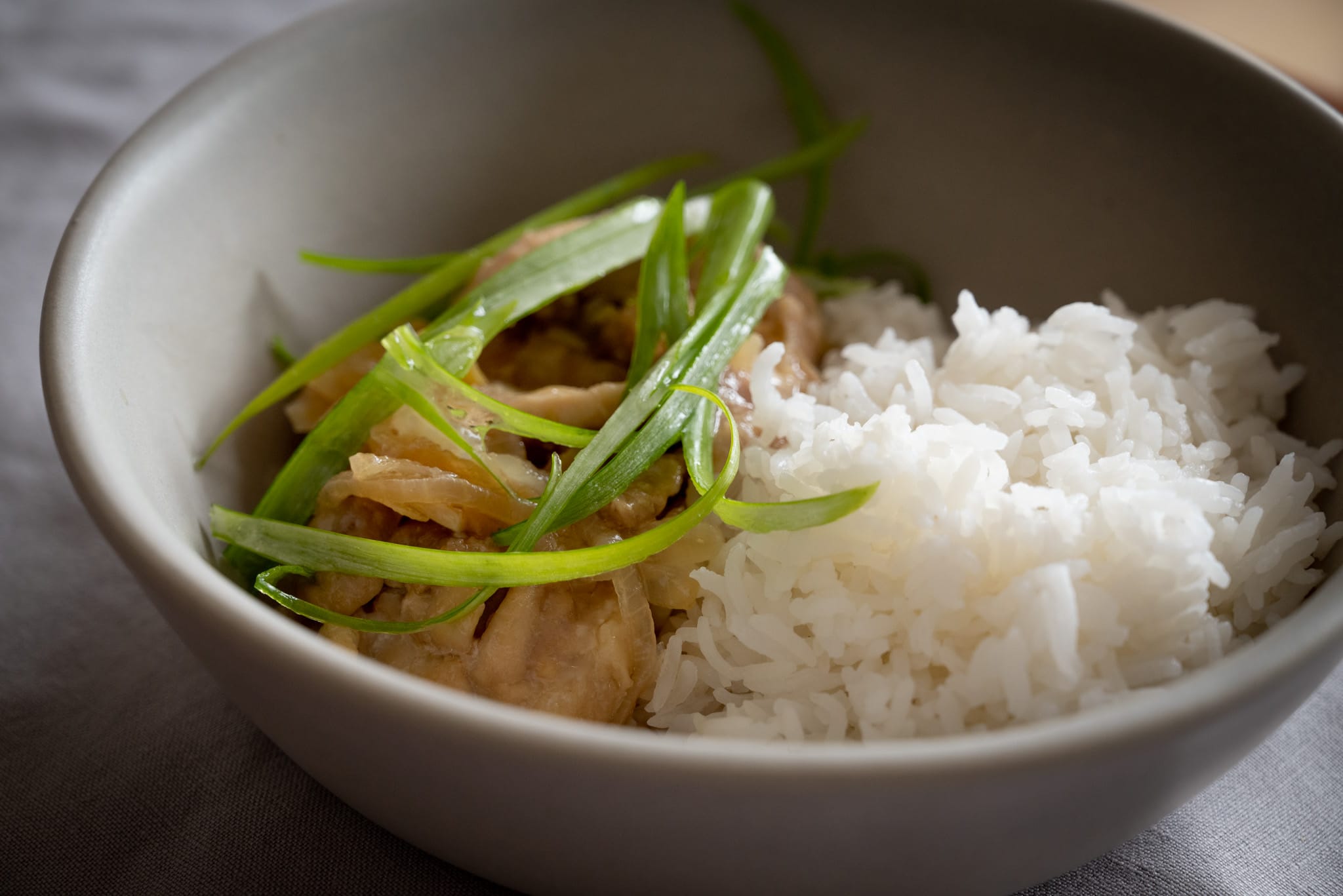 Ginger chicken with rice