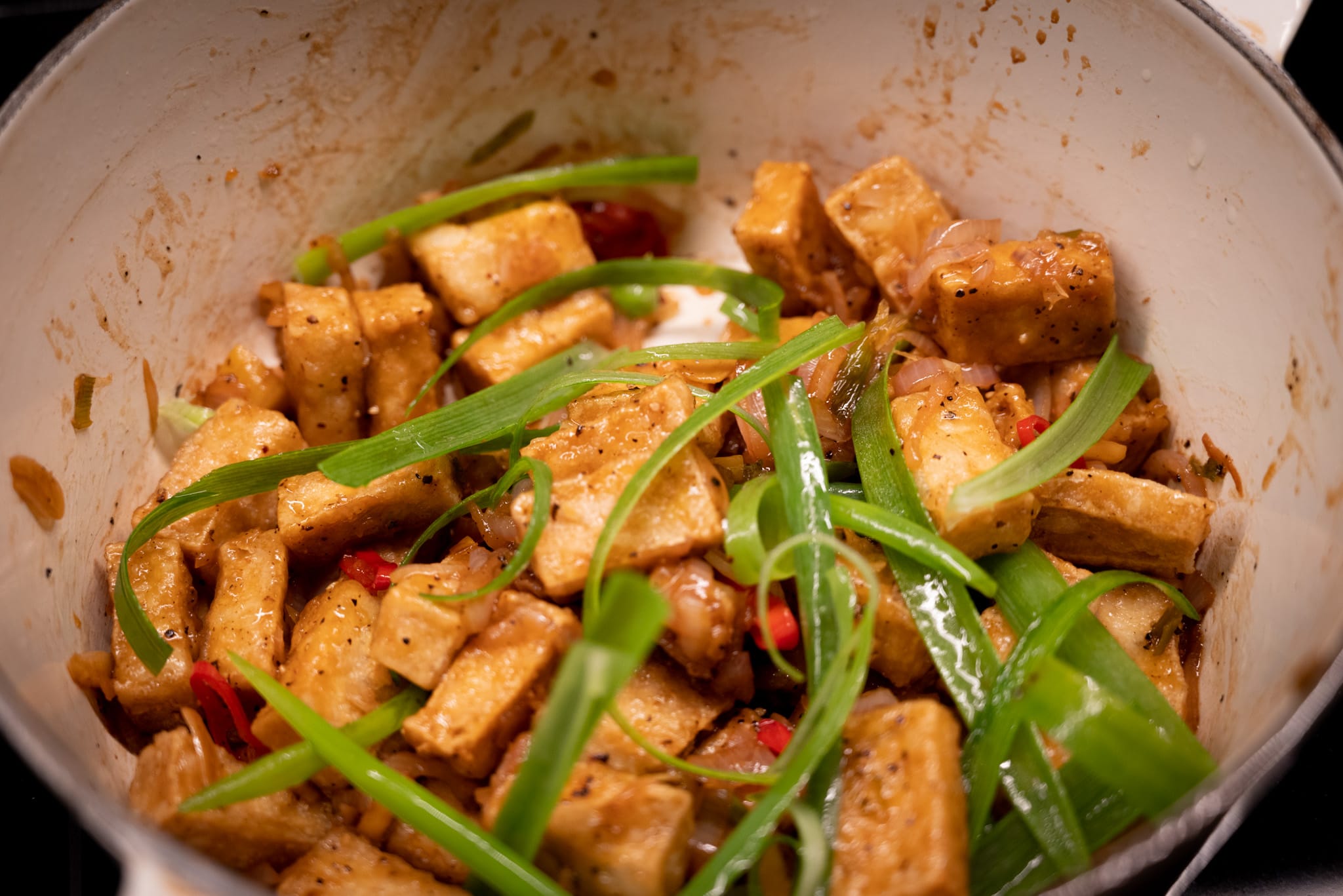 Black pepper tofu