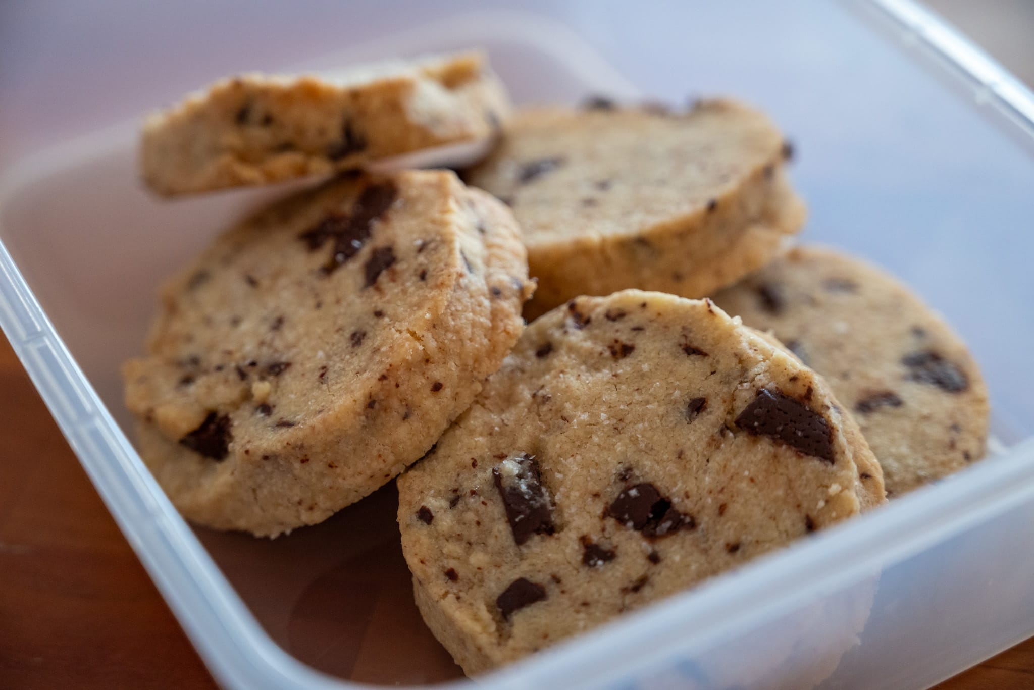 Chocolate chunk shortbread