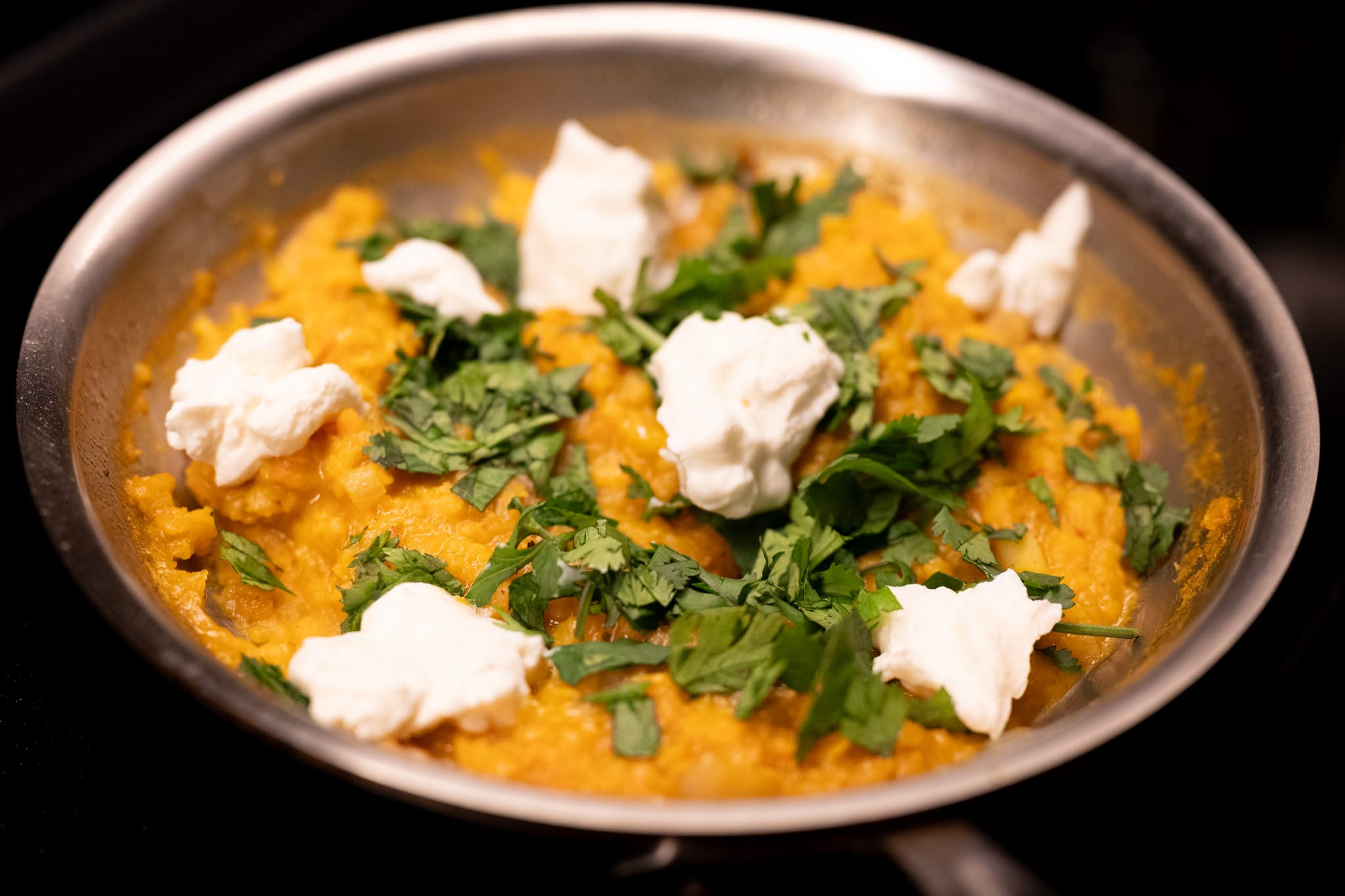Red lentil dal