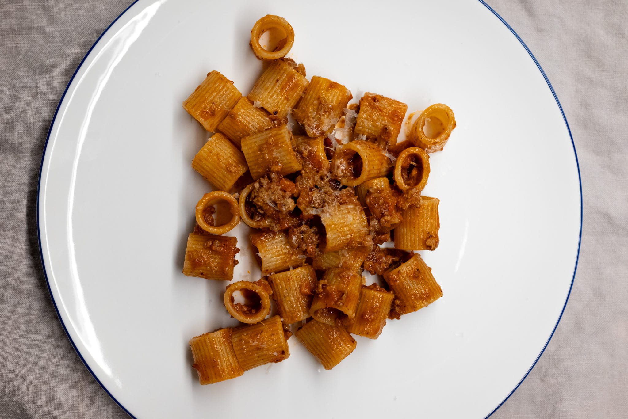 Rigatoni with a ragù