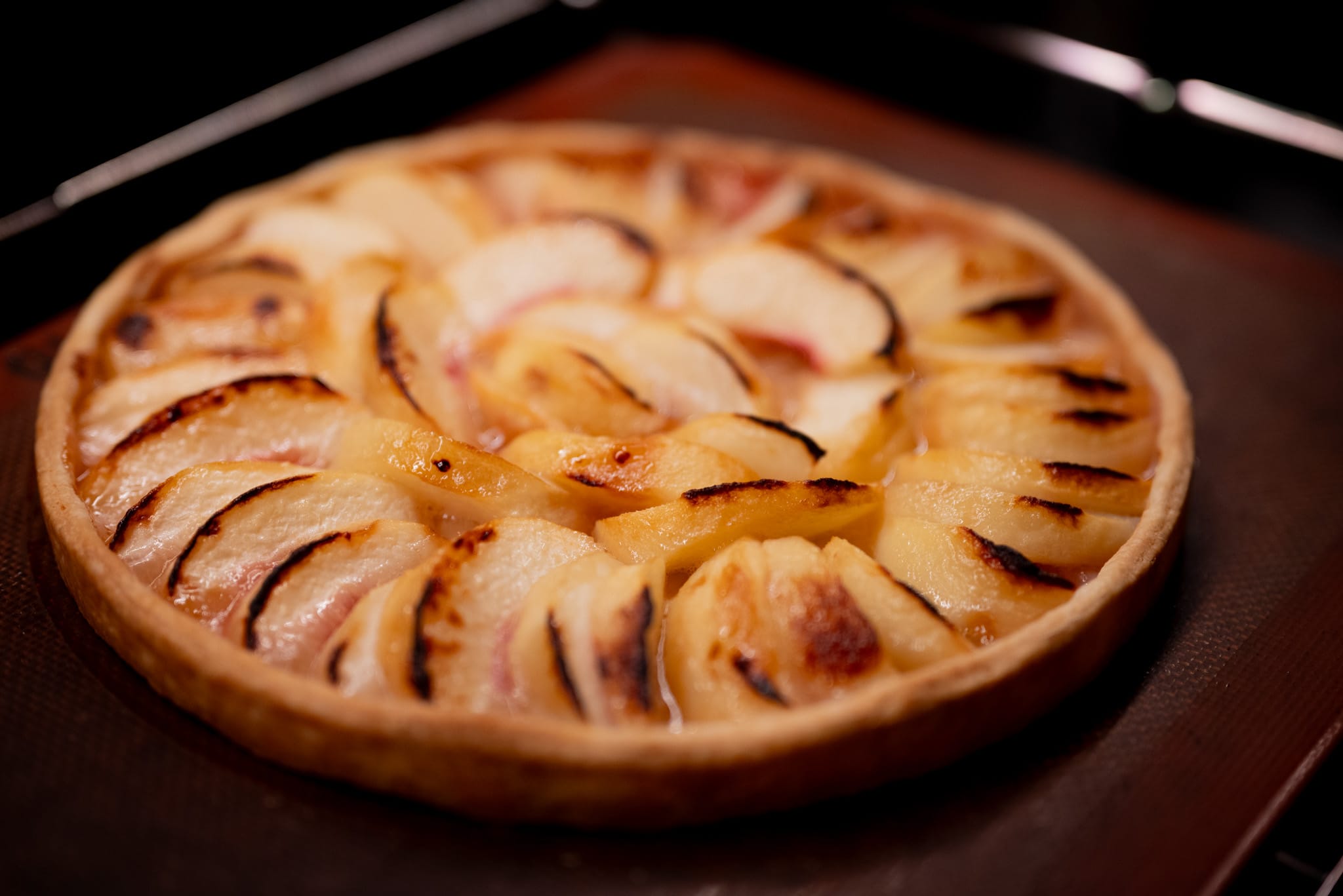 Peach tart