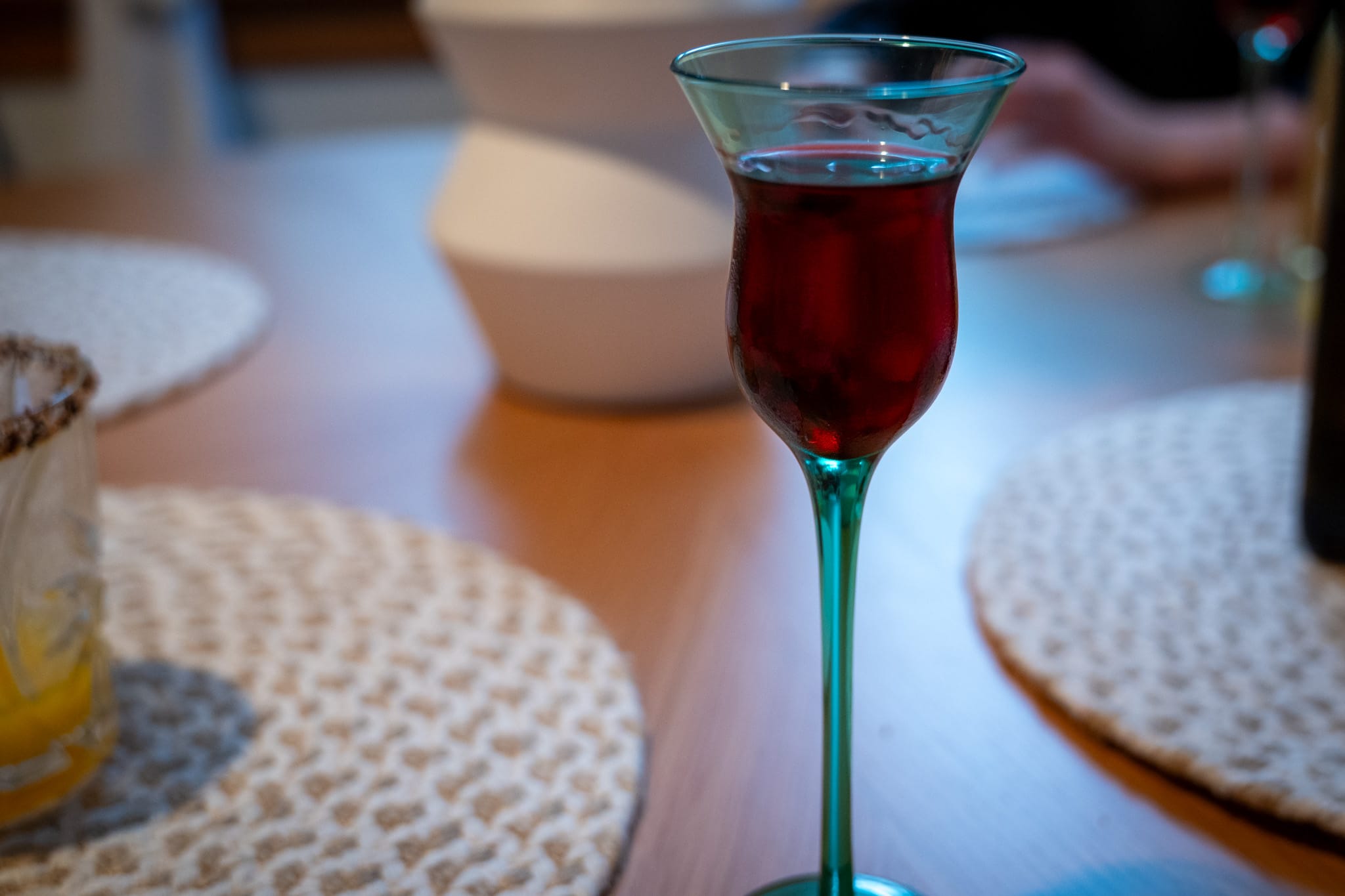 Amaro in a fun glass