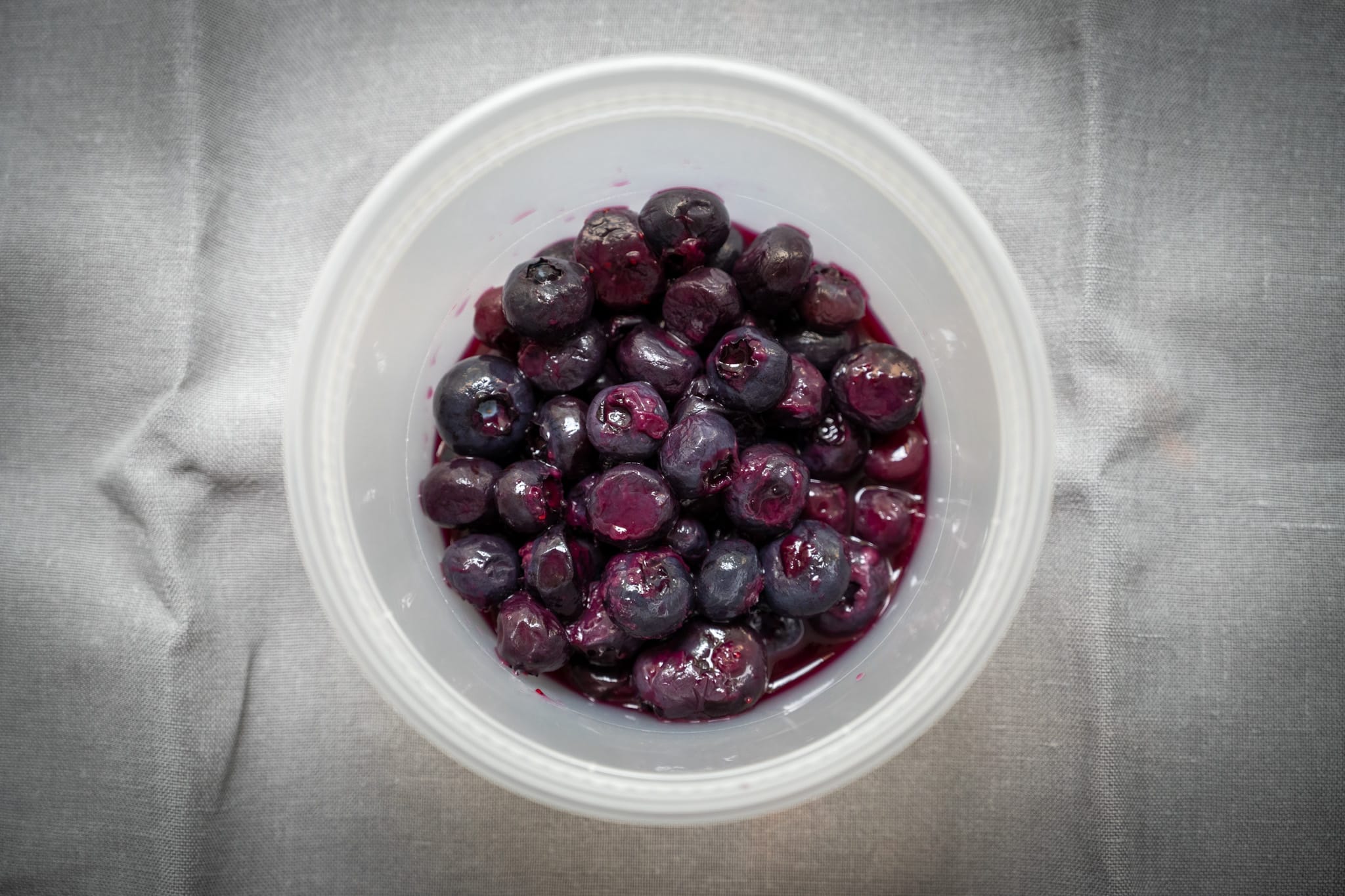 Lacto fermented blueberries