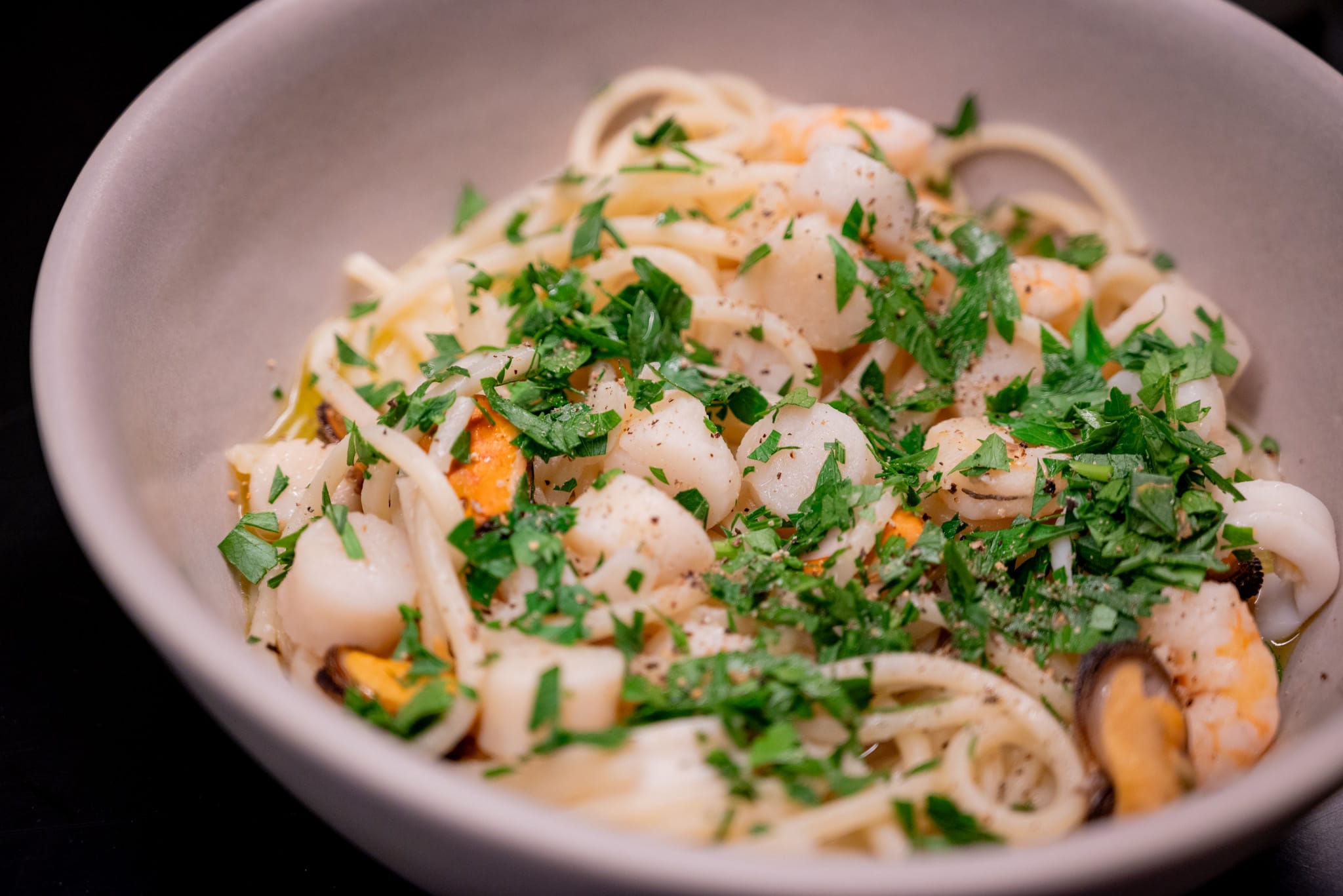 Seafood pasta