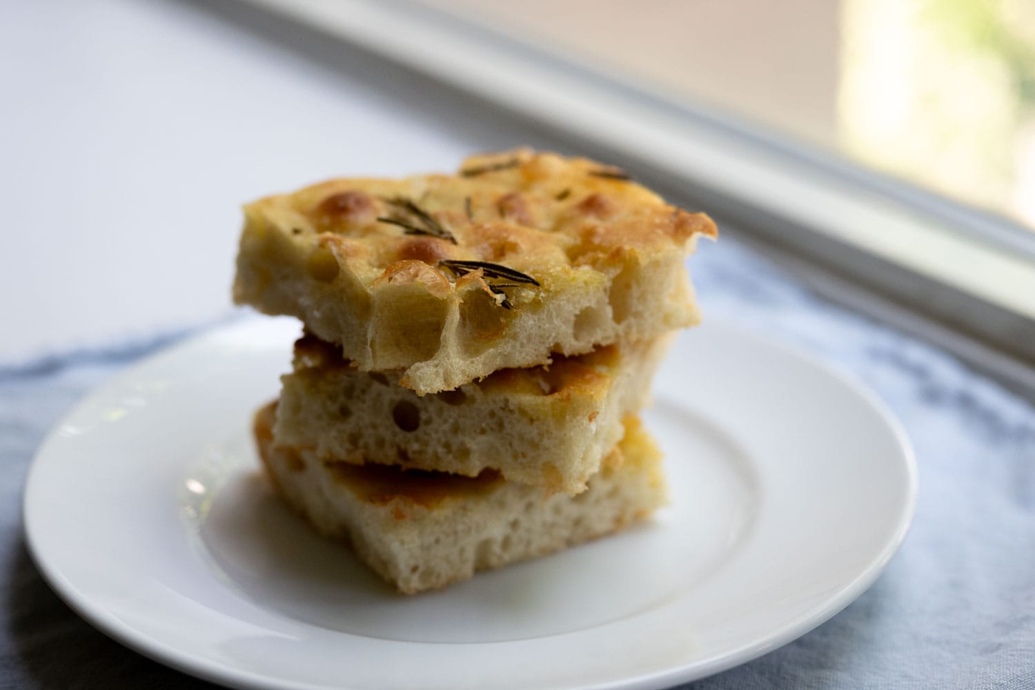 Focaccia slices