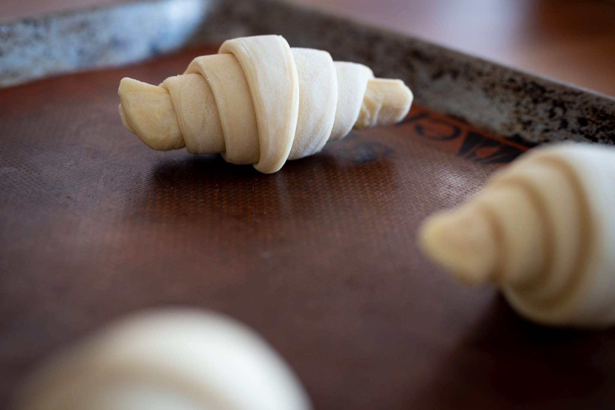 Shaped croissants
