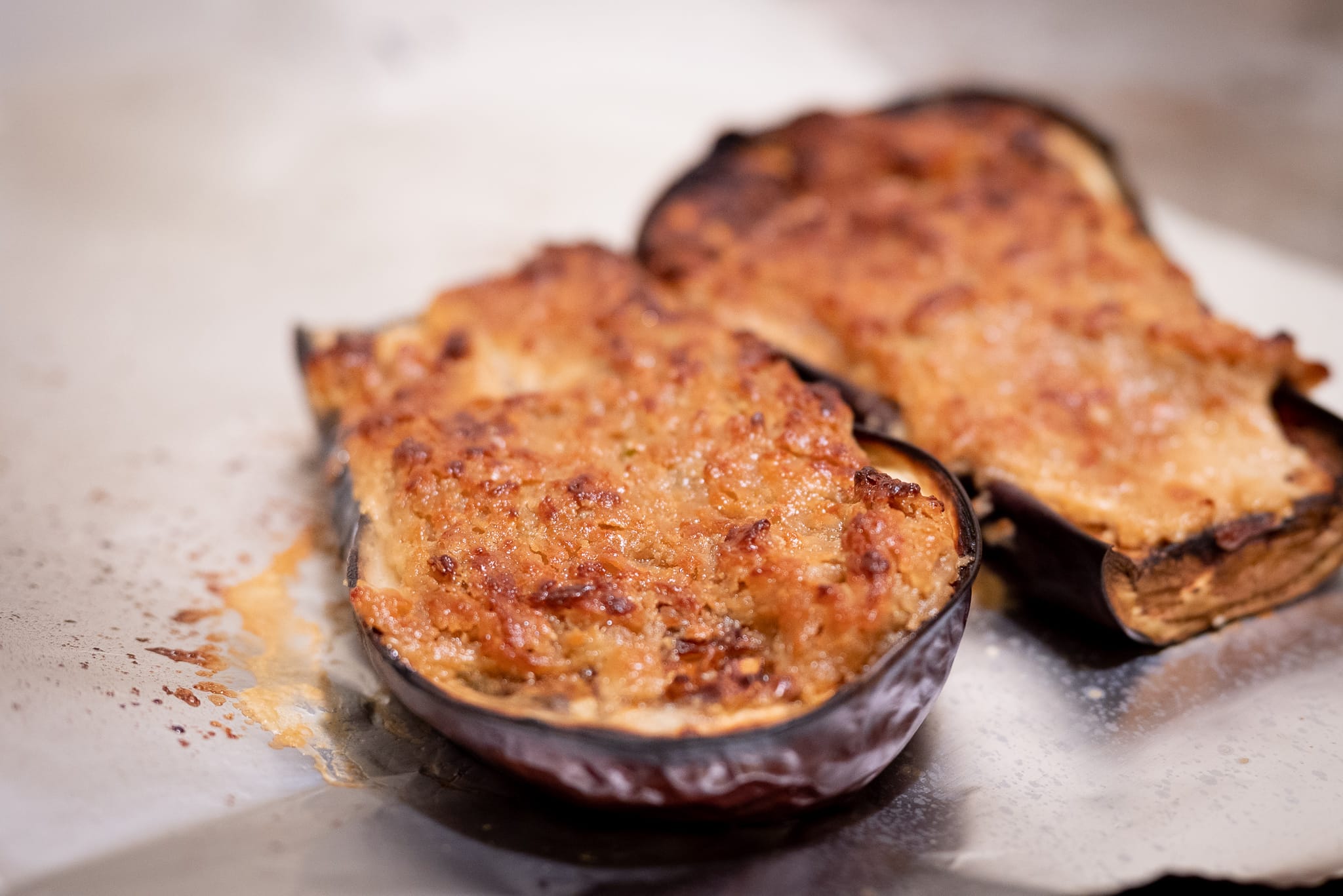 Tahini eggplant