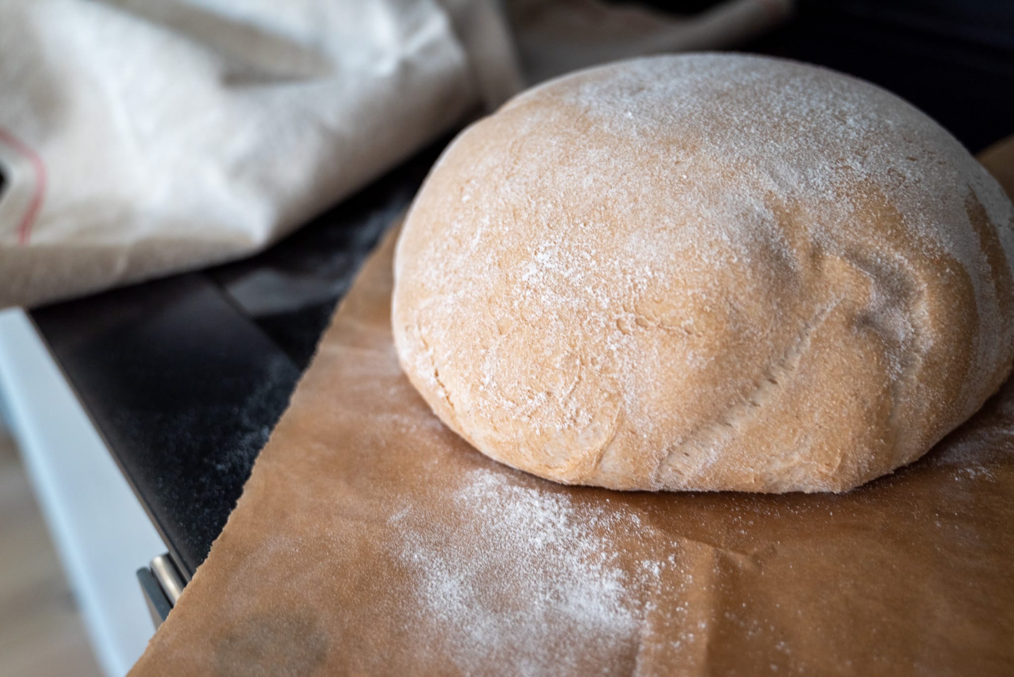 Bread ready to go in the oven