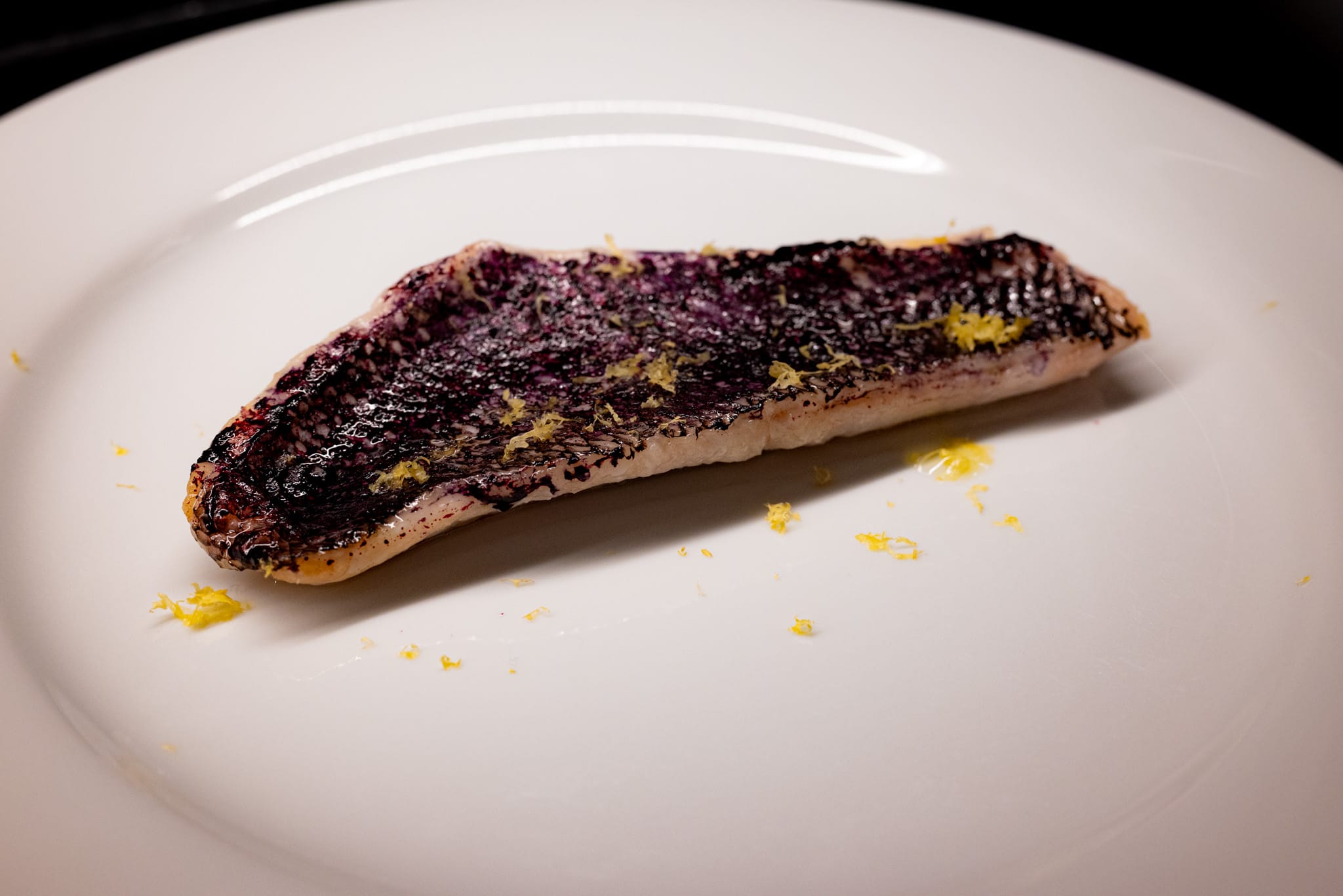 Lacto blueberry striped bass