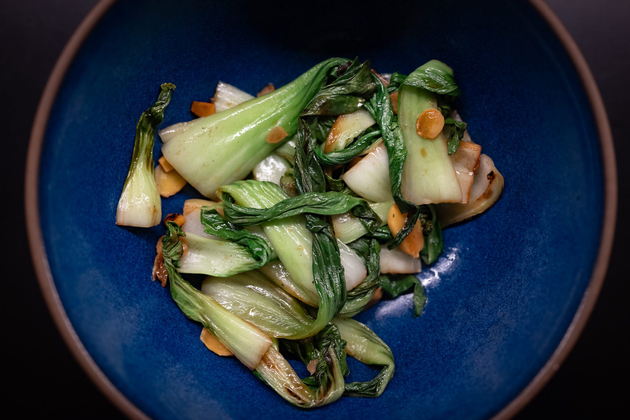 Bok choy with aromatics