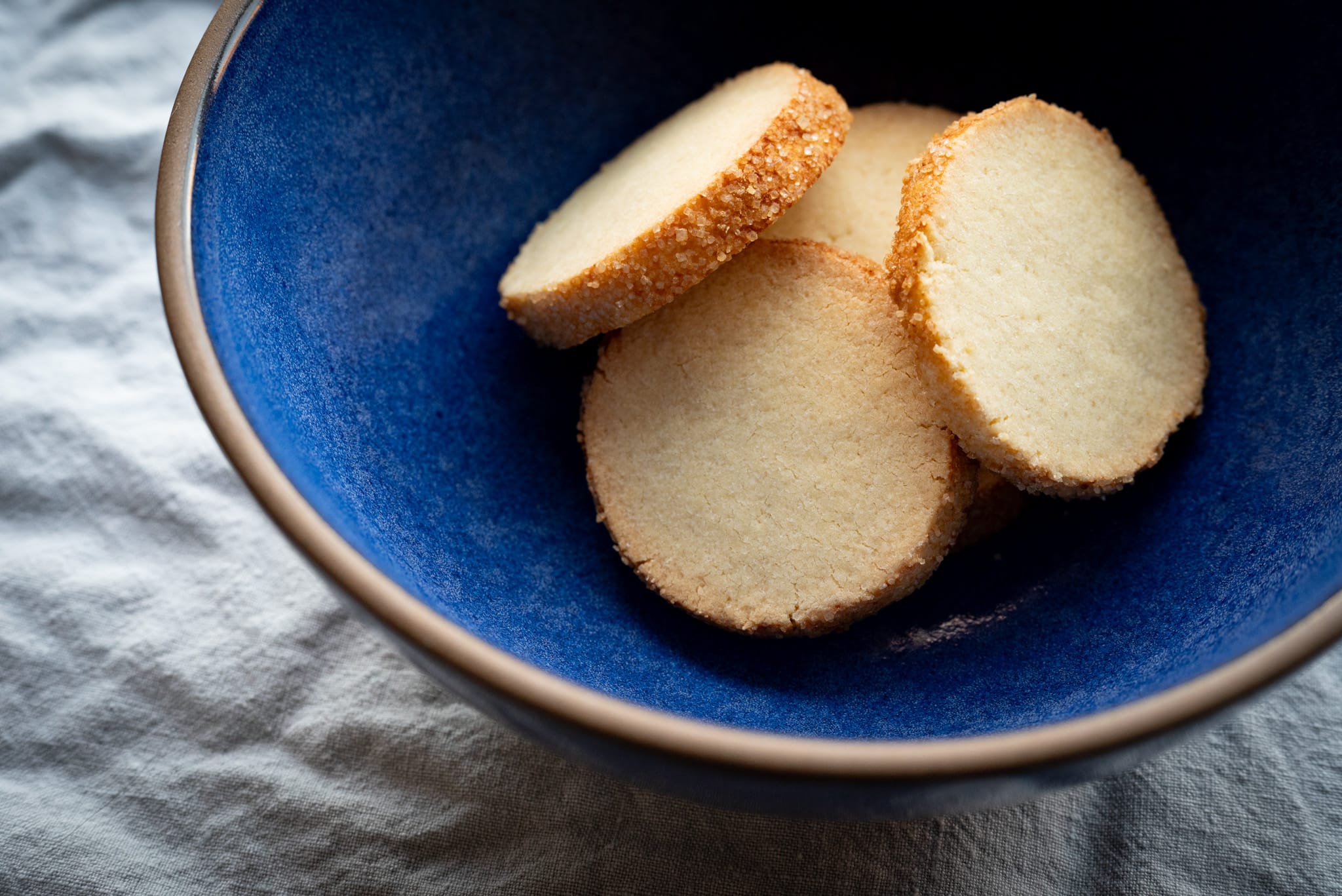 Ginger sugar shortbread