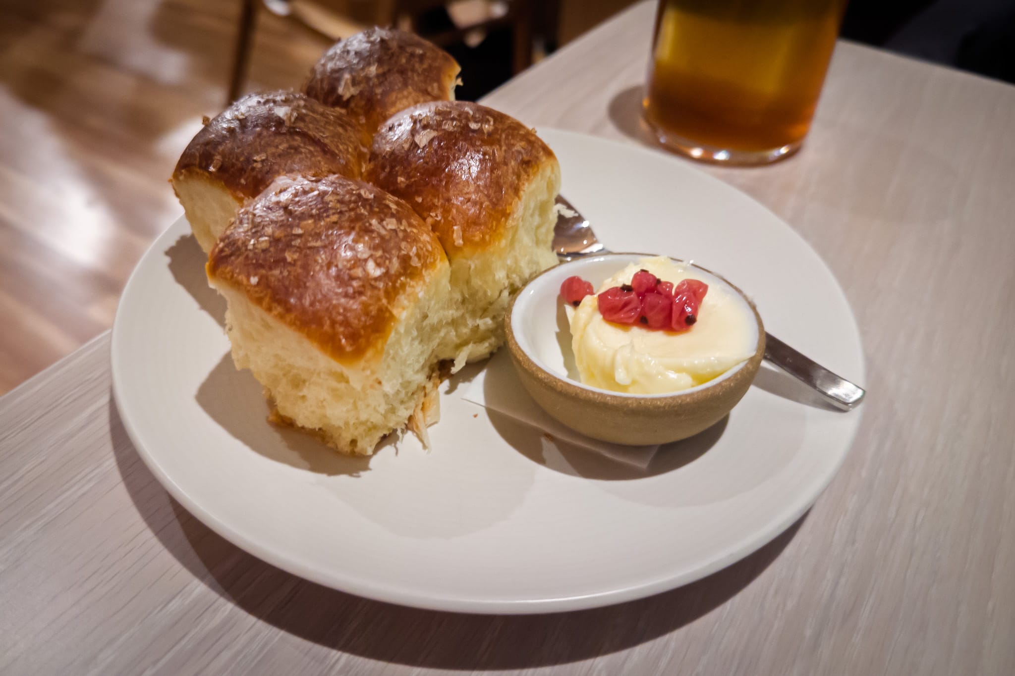 Duck fat brioche rolls