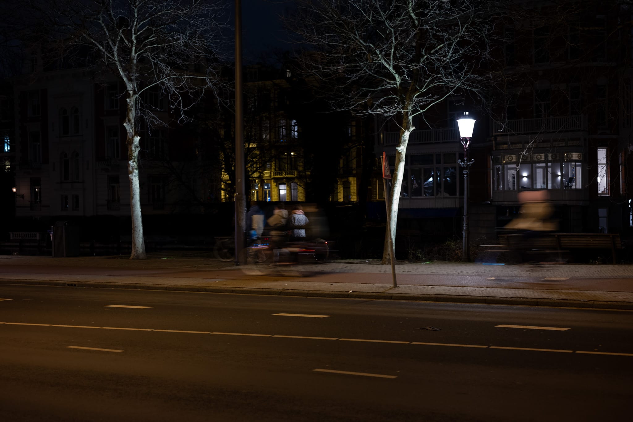 Cycling by night