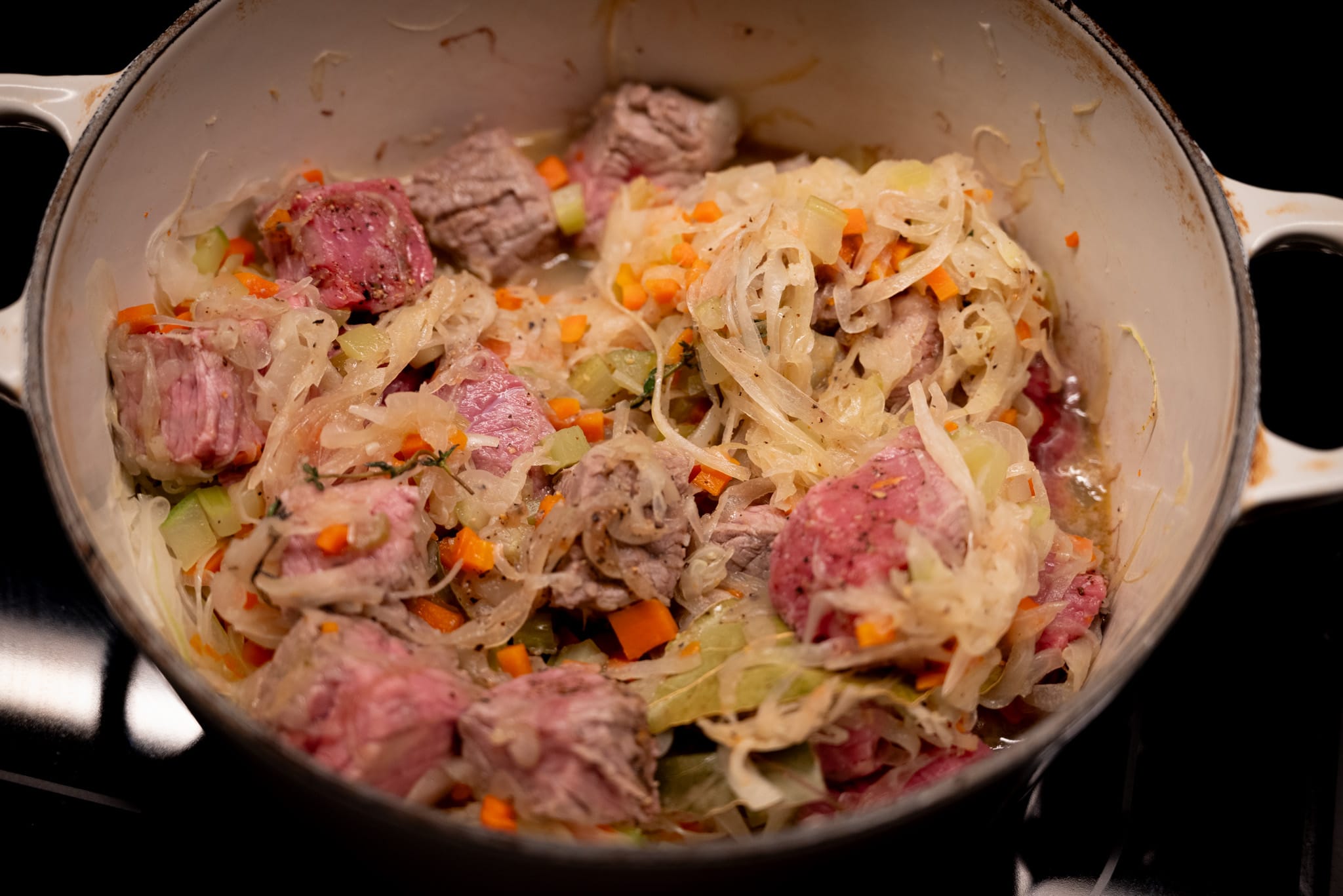Ragù before cooking
