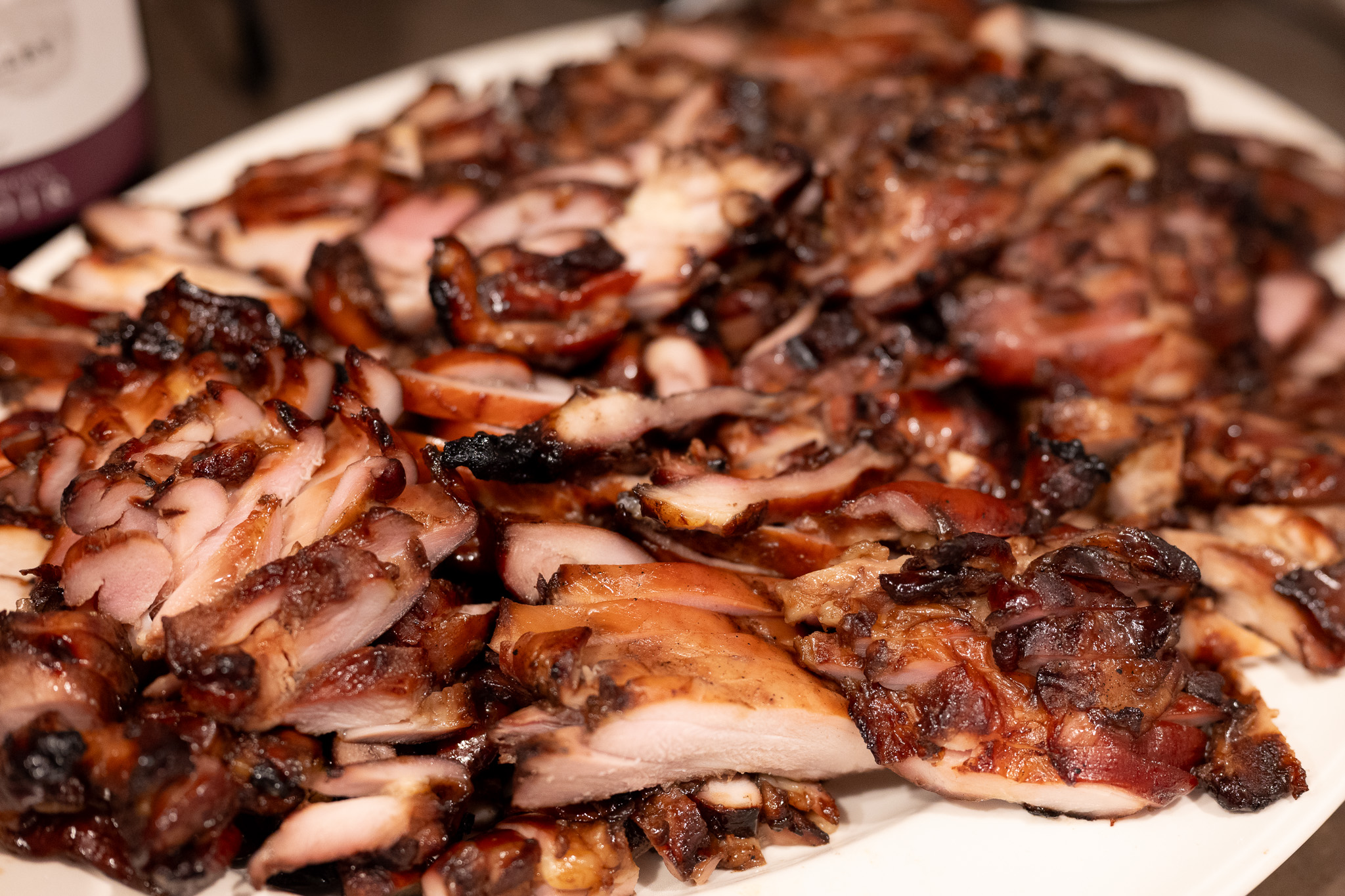 Chicken on a platter