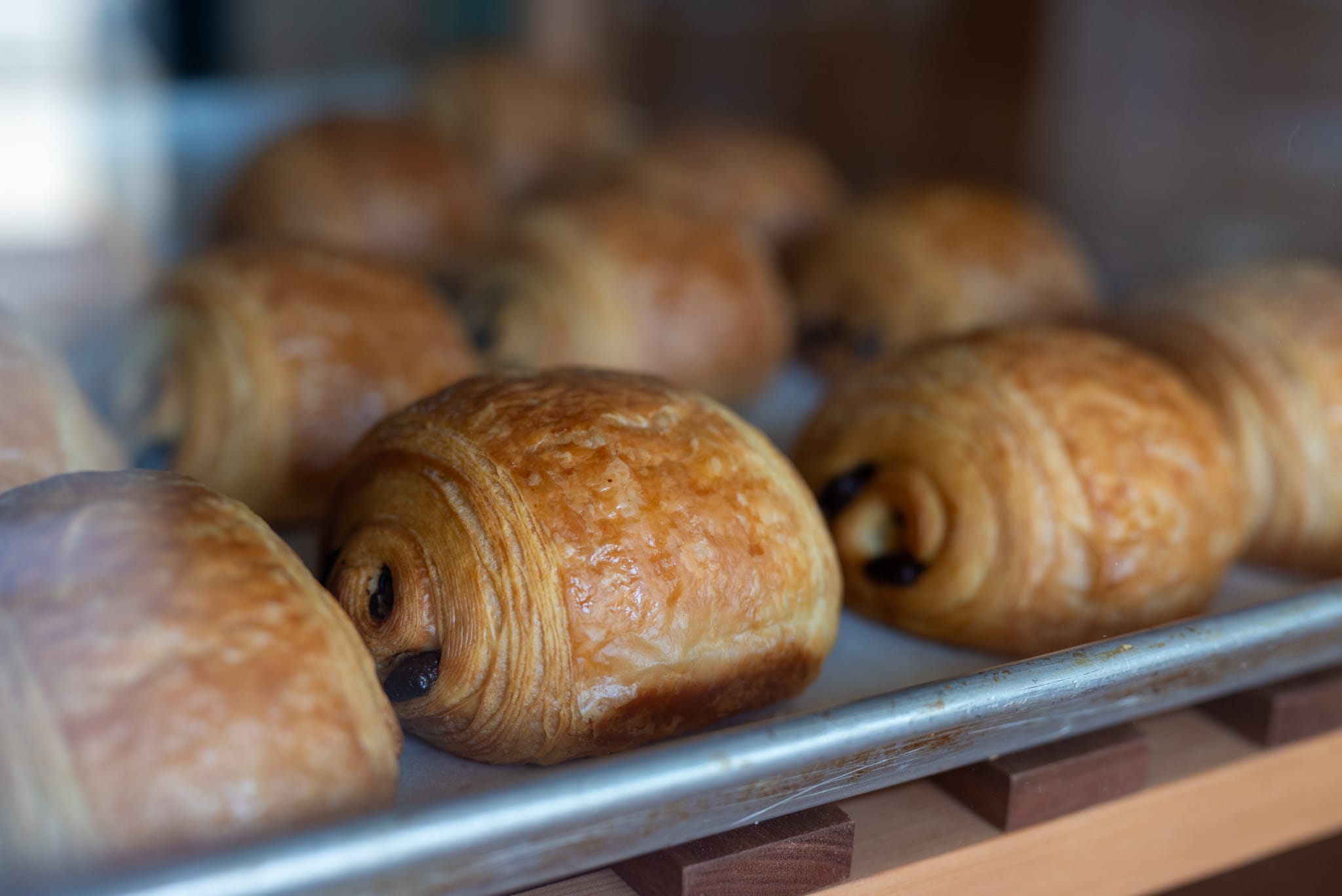 Pains au chocolat at Michette
