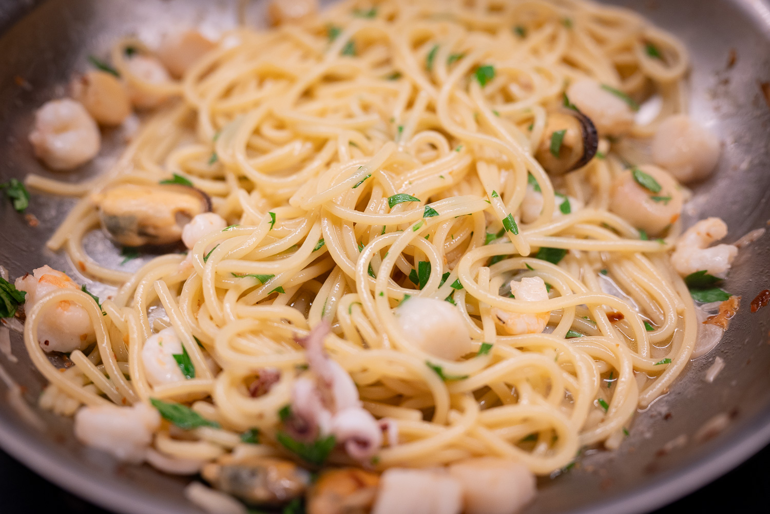 Seafood pasta