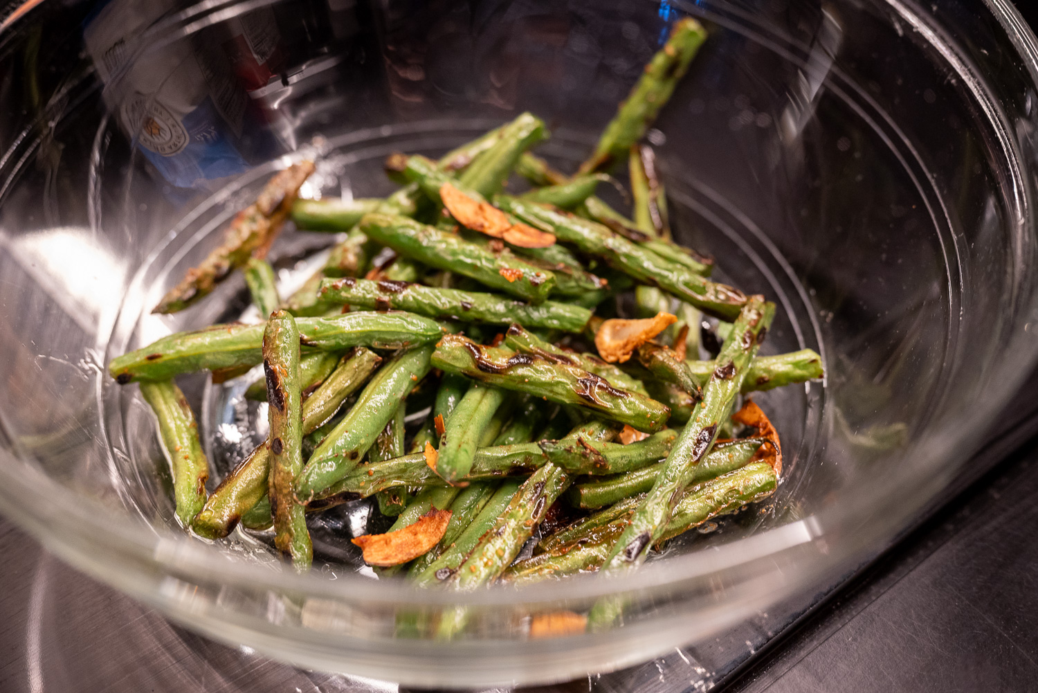 Dry fried green beans