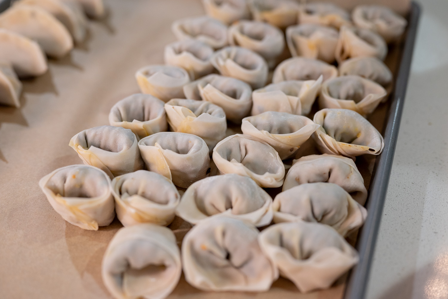 Mushroom dumplings