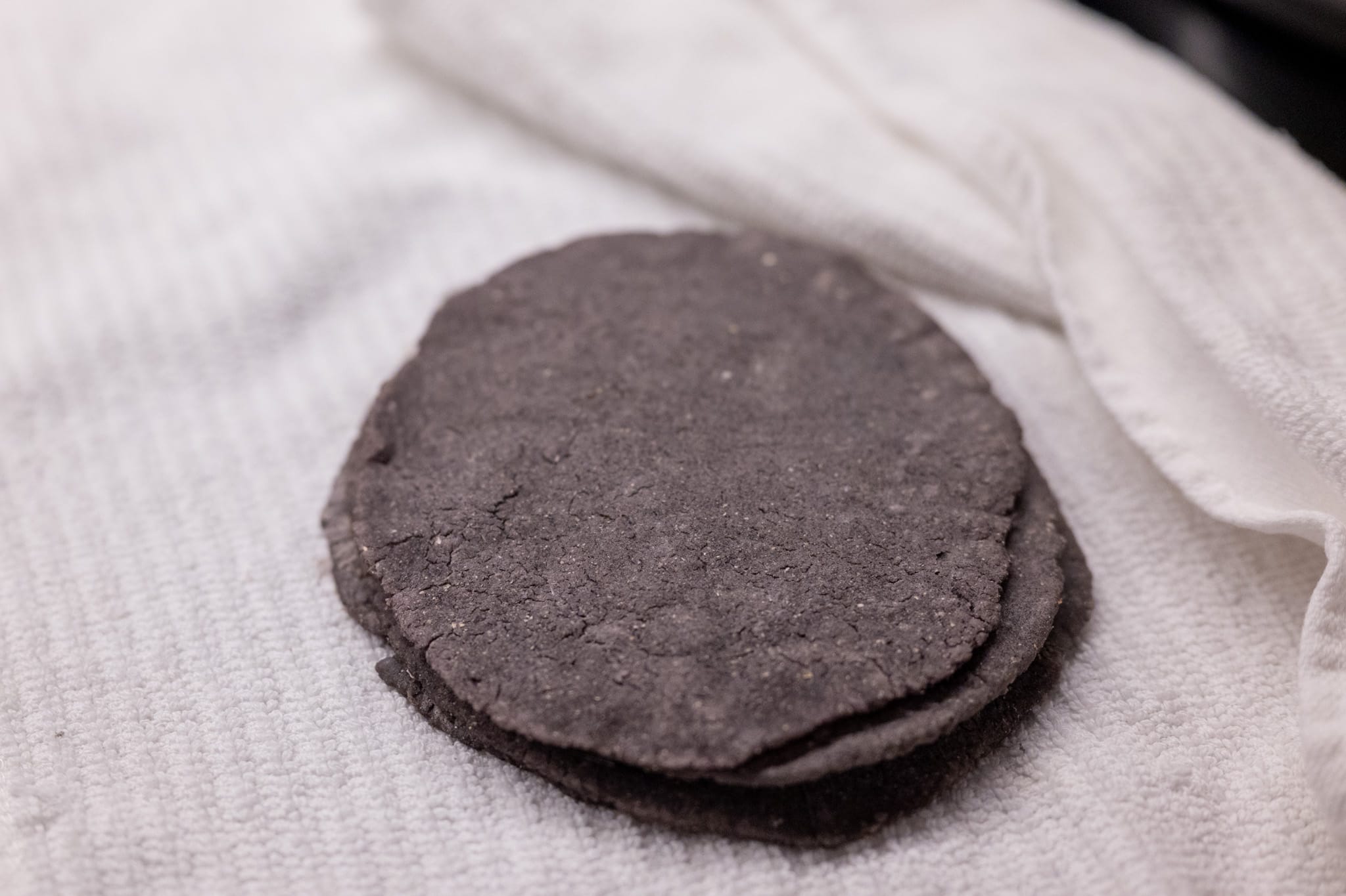 Blue corn tortillas