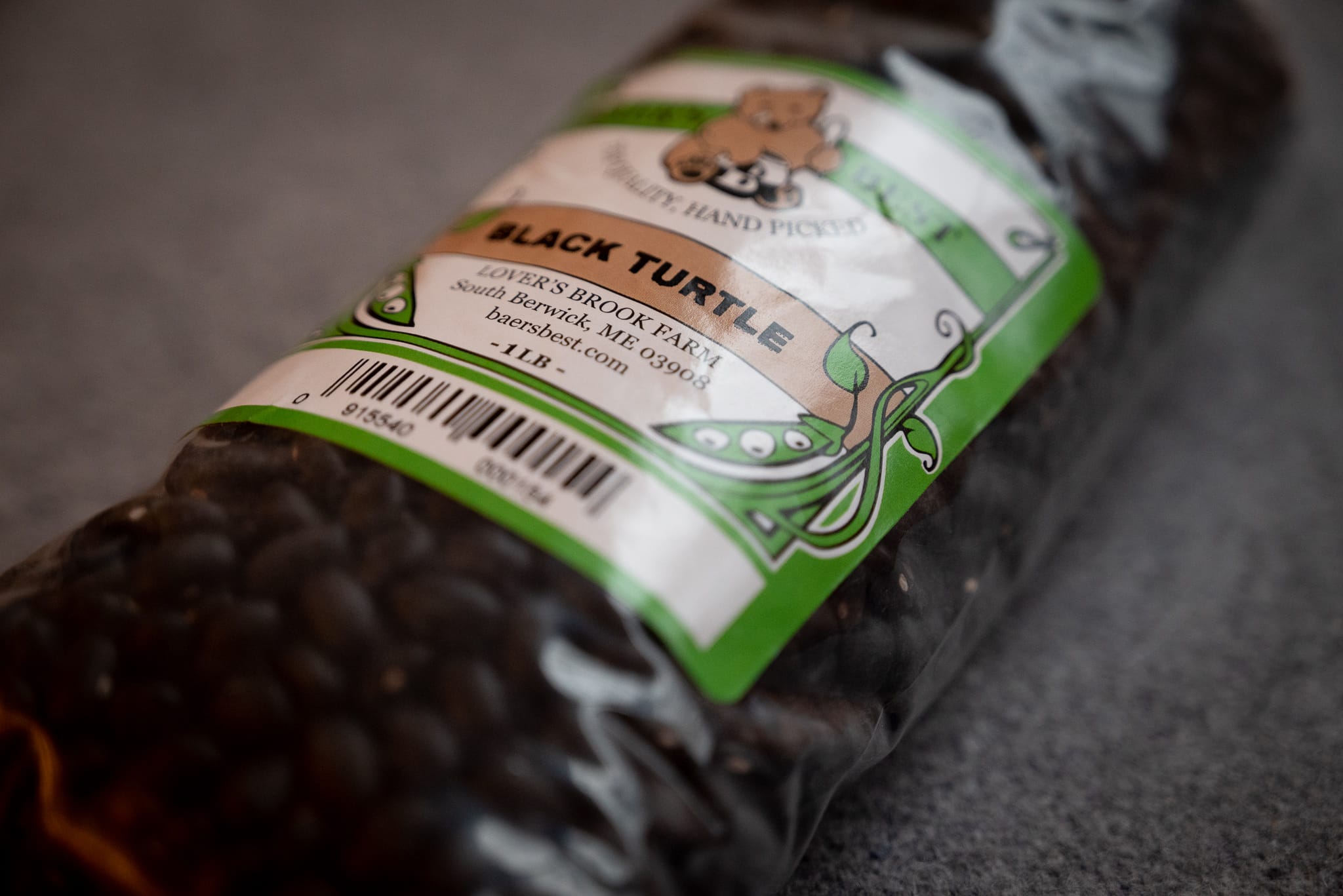 Black beans from Maine