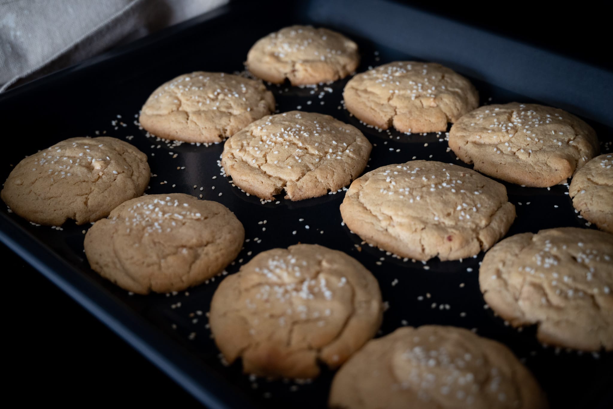 Cookies out of the oven