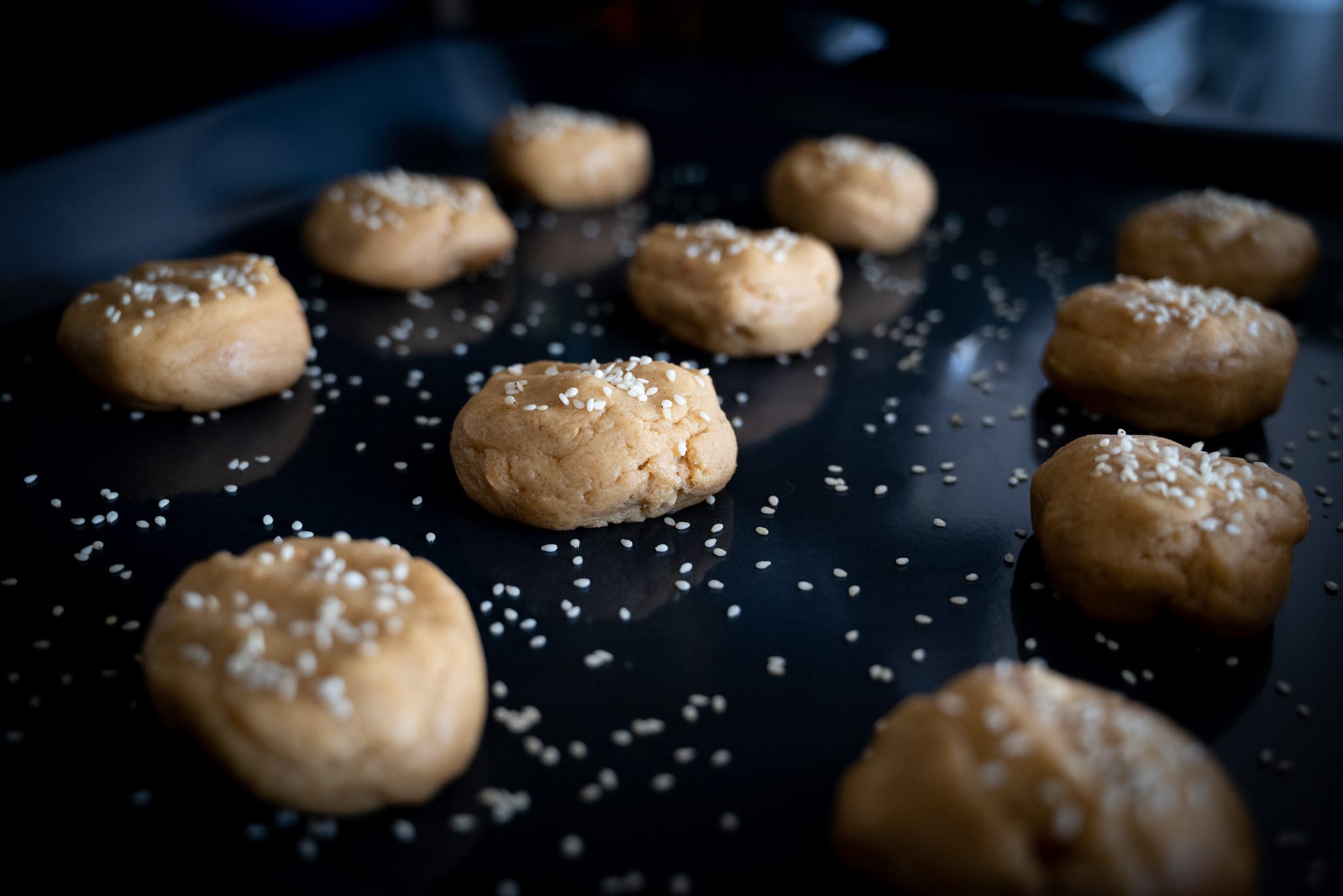 Cookies ready to bake