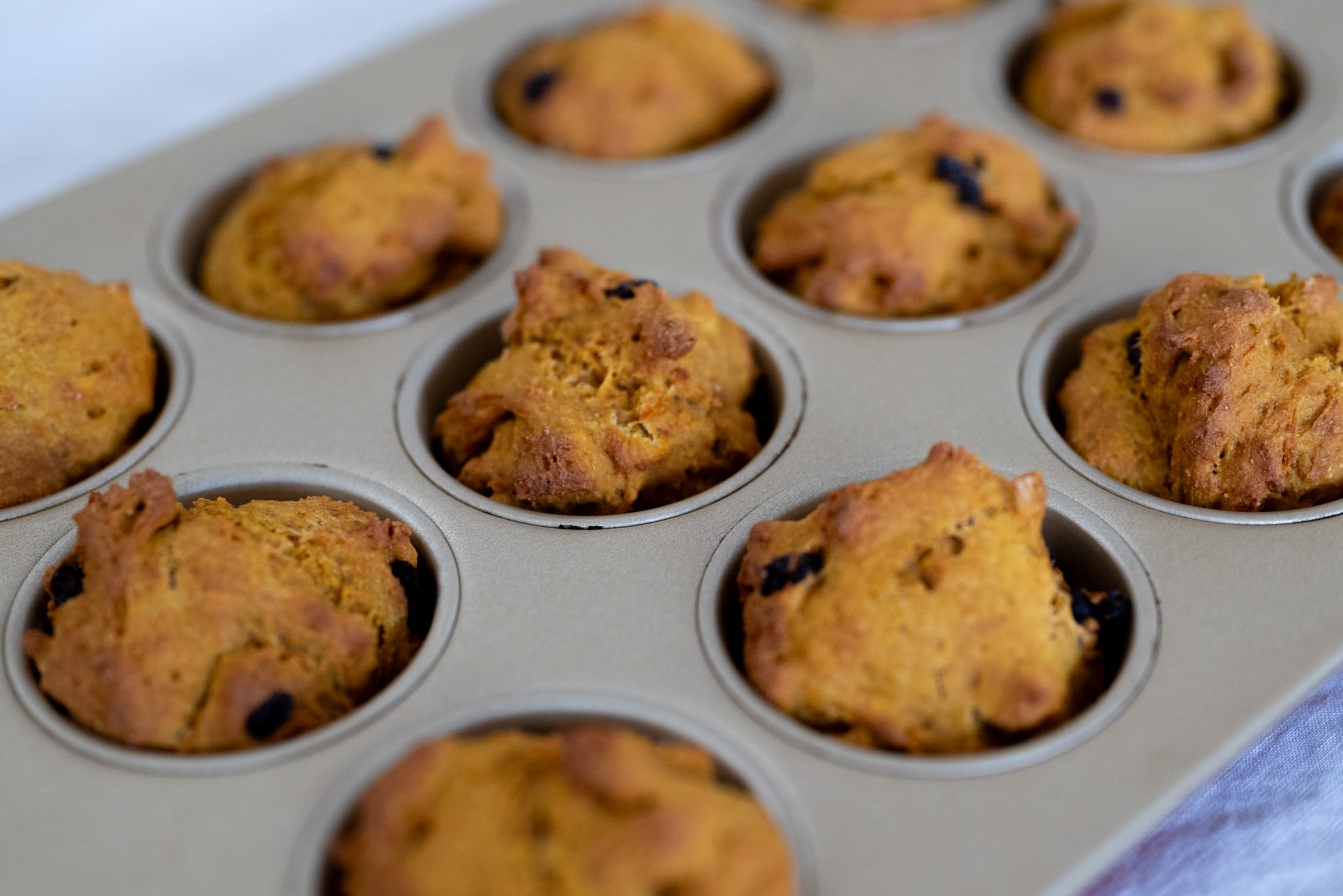 Sourdough pumpkin muffins