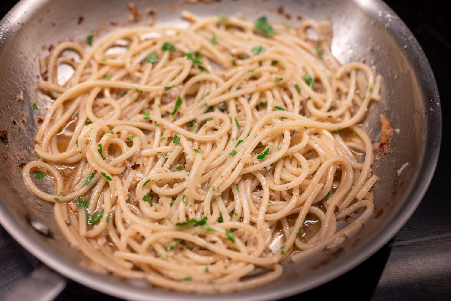 Anchovy pasta