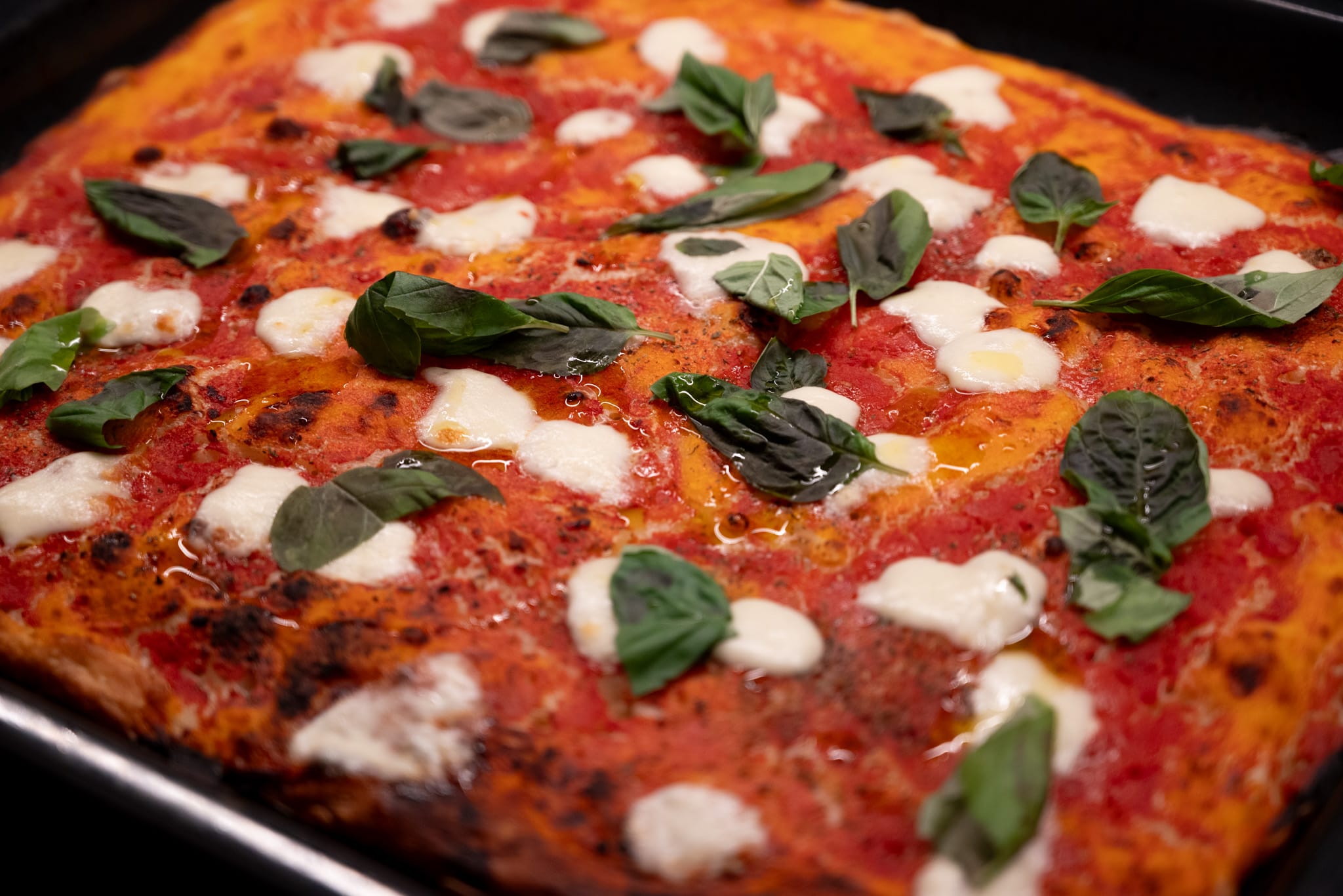 Pizza in teglia