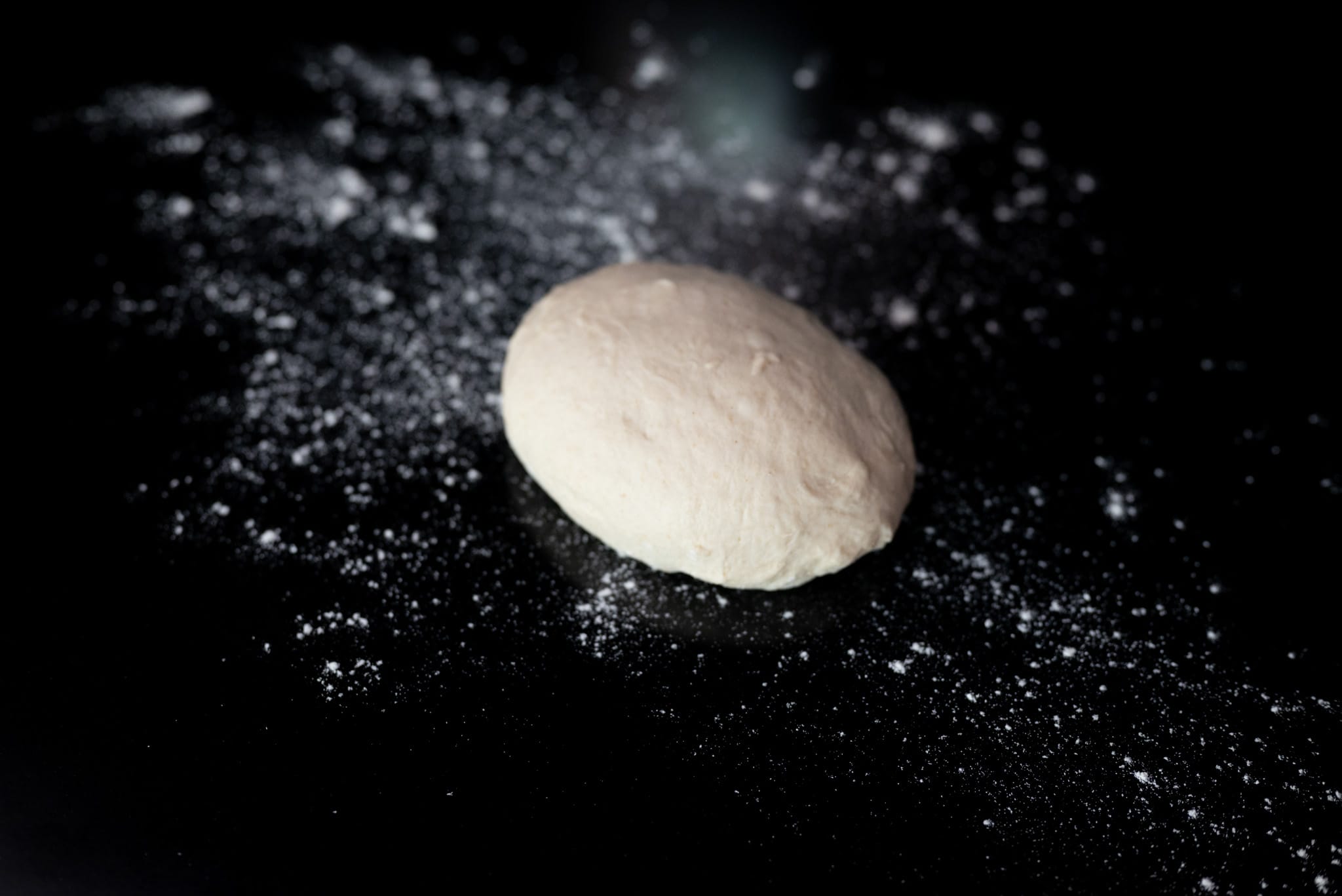 The portioned dough