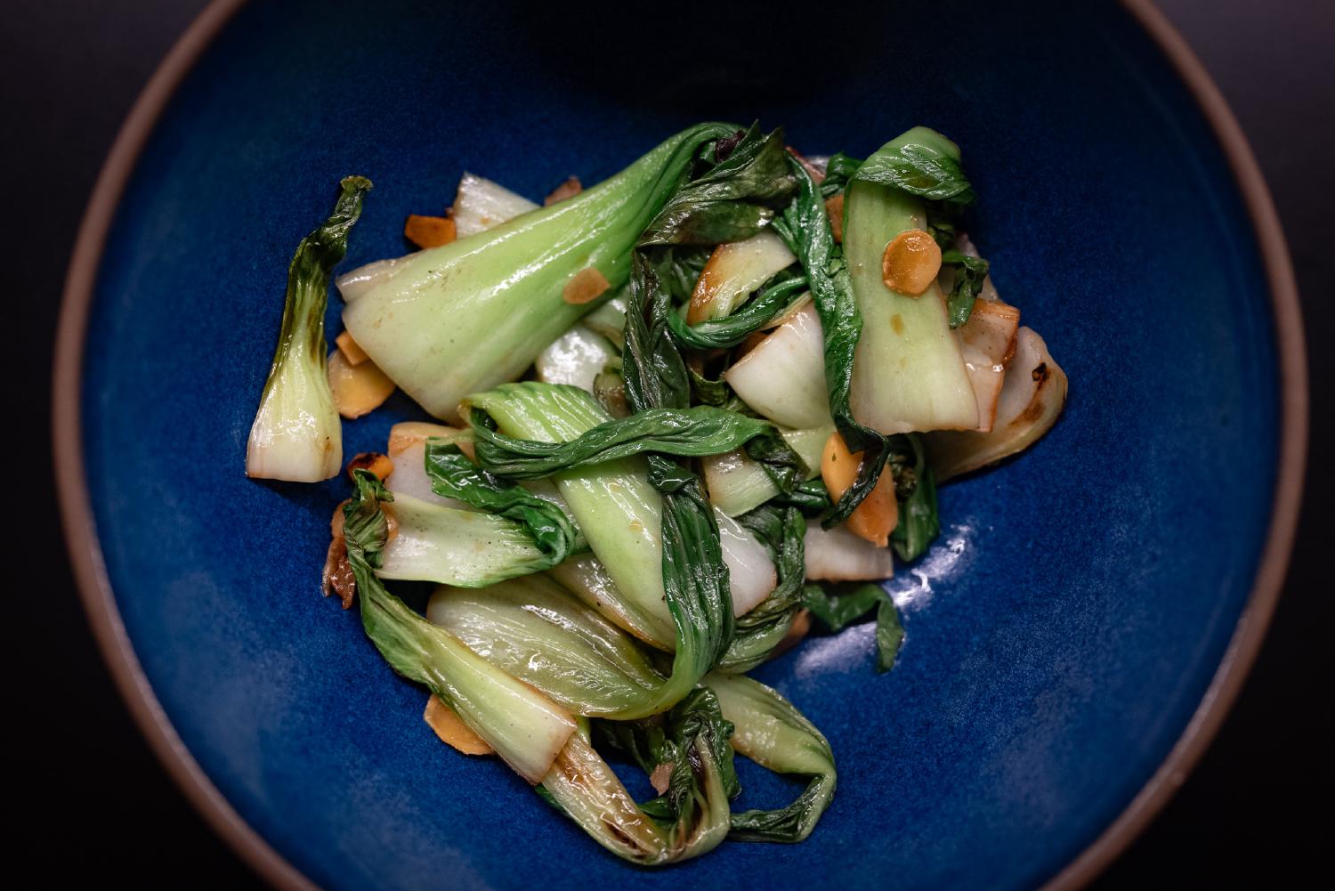 Baby Bok Choy with Aromatics | The Recipe Log