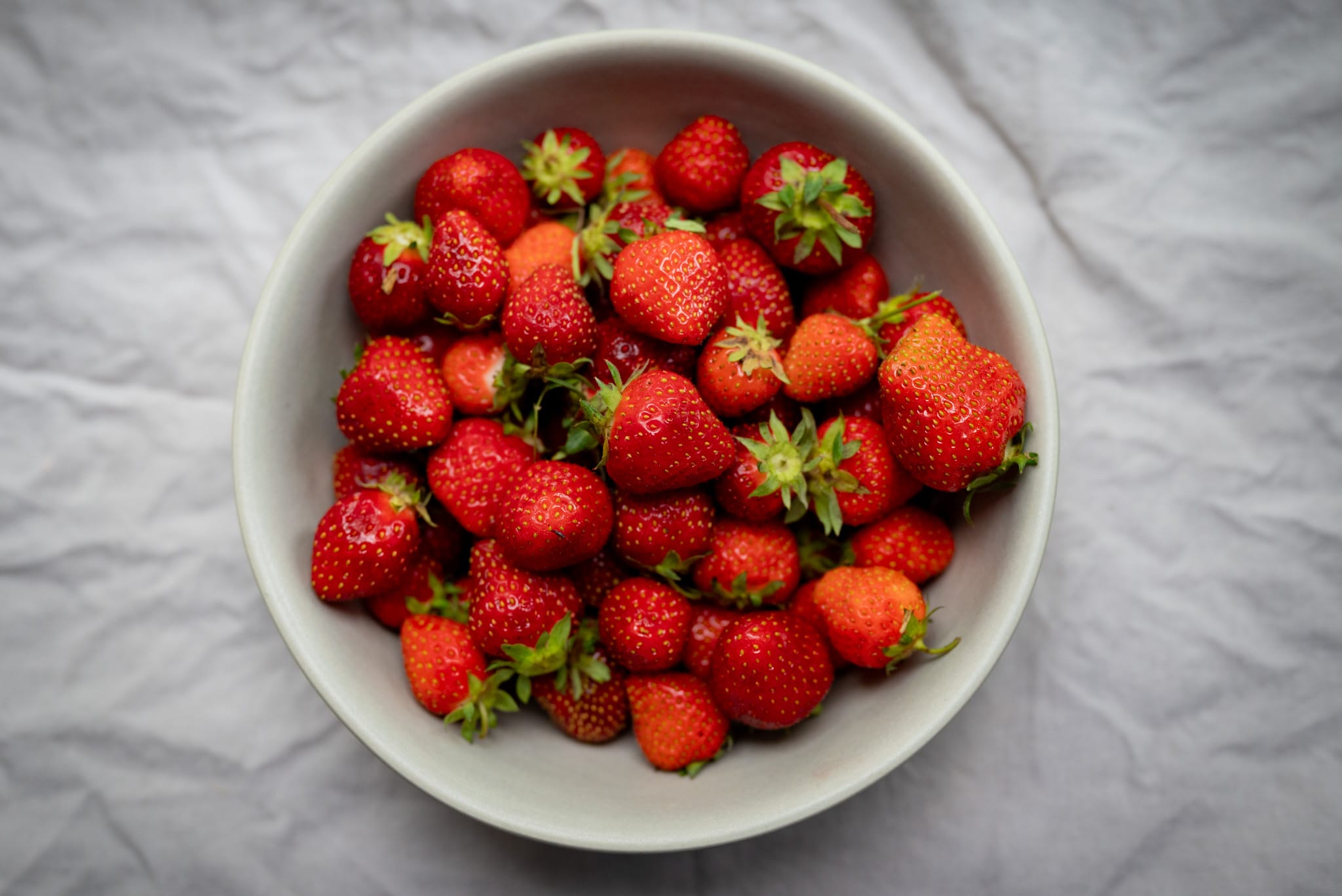 Gin Macerated Strawberries The Recipe Log
