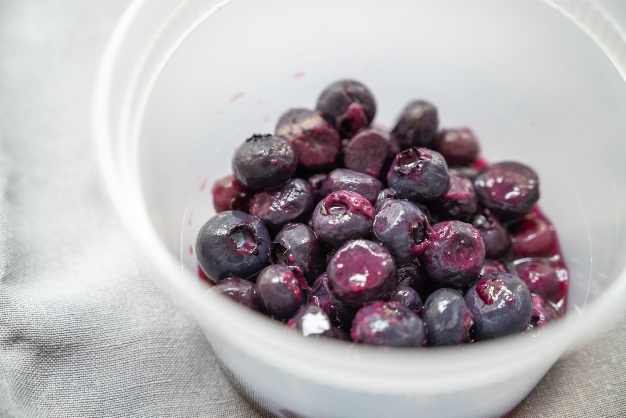 Lacto fermented blueberries